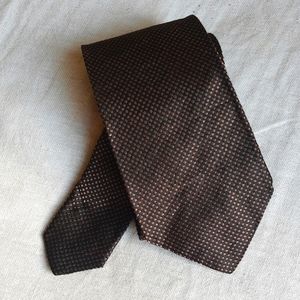 Valentine black and bronze tie